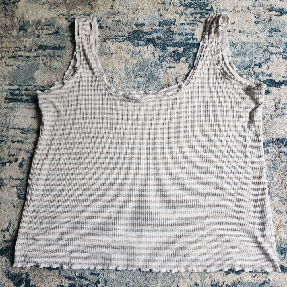 Striped Neutral Tank 1X - Picture 5 of 9